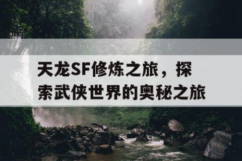 天龙SF修炼之旅，探索武侠世界的奥秘之旅