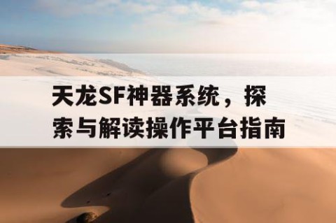 天龙SF神器系统，探索与解读操作平台指南