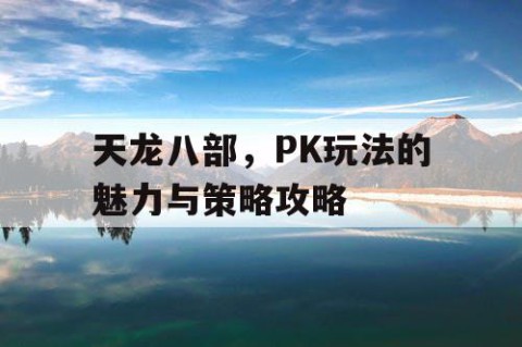 天龙八部，PK玩法的魅力与策略攻略