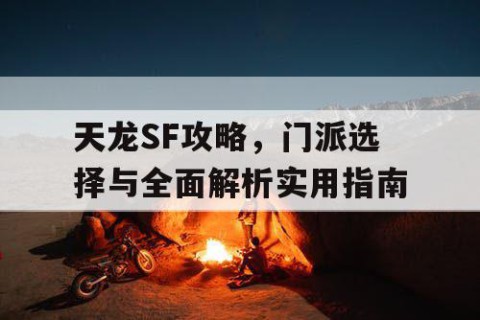 天龙SF攻略，门派选择与全面解析实用指南