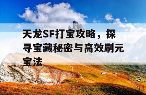 天龙SF打宝攻略，探寻宝藏秘密与高效刷元宝法