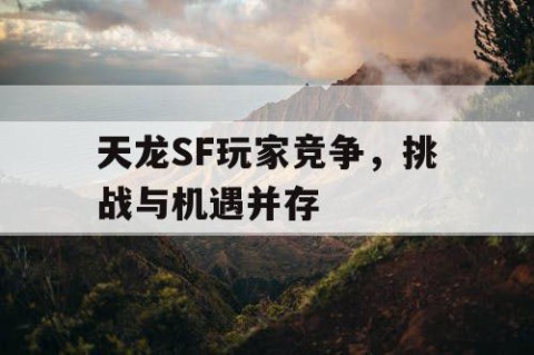 天龙SF玩家竞争，挑战与机遇并存