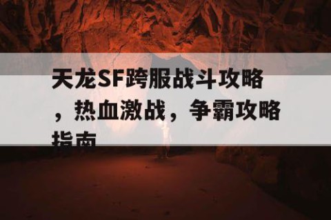 天龙SF跨服战斗攻略，热血激战，争霸攻略指南