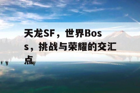 天龙SF，世界Boss，挑战与荣耀的交汇点