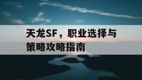 天龙SF，职业选择与策略攻略指南