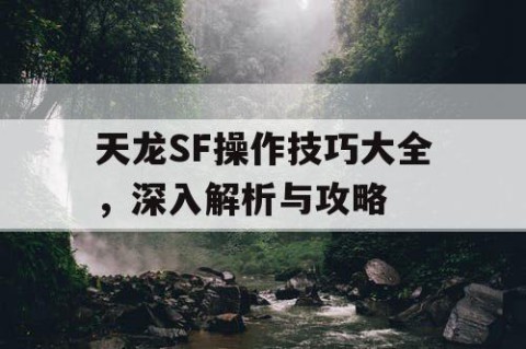 天龙SF操作技巧大全，深入解析与攻略