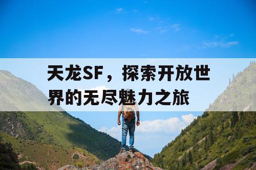 天龙SF，探索开放世界的无尽魅力之旅