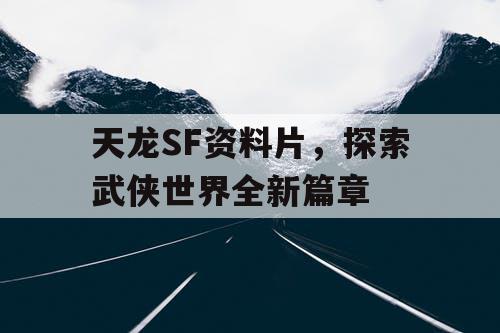 天龙SF资料片	，探索武侠世界全新篇章