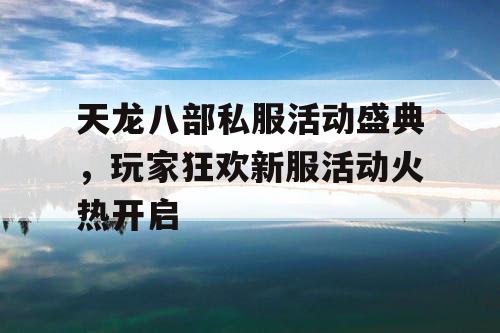 天龙八部私服活动盛典，玩家狂欢新服活动火热开启