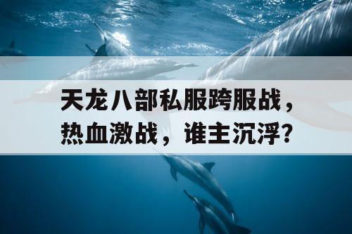 天龙八部私服跨服战，热血激战，谁主沉浮？