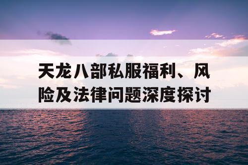 天龙八部私服福利、风险及法律问题深度探讨