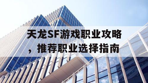 天龙SF游戏职业攻略	，推荐职业选择指南