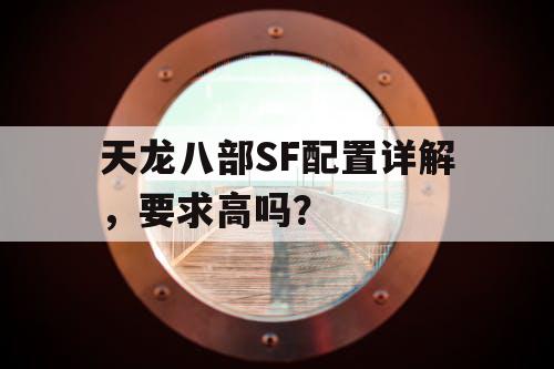 天龙八部SF配置详解，要求高吗？