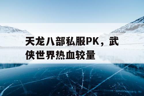 天龙八部私服PK	，武侠世界热血较量