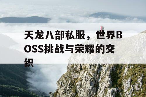 天龙八部私服	，世界BOSS挑战与荣耀的交织