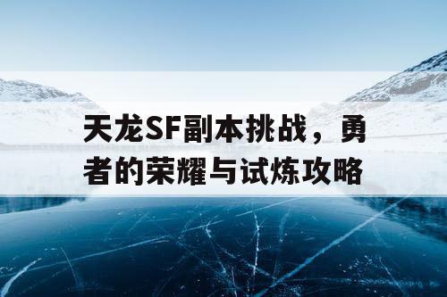 天龙SF副本挑战，勇者的荣耀与试炼攻略