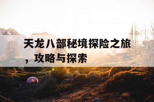 天龙八部秘境探险之旅，攻略与探索