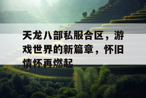 天龙八部私服合区，游戏世界的新篇章，怀旧情怀再燃起