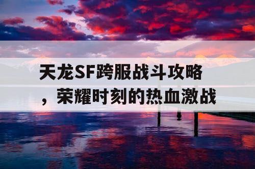 天龙SF跨服战斗攻略，荣耀时刻的热血激战