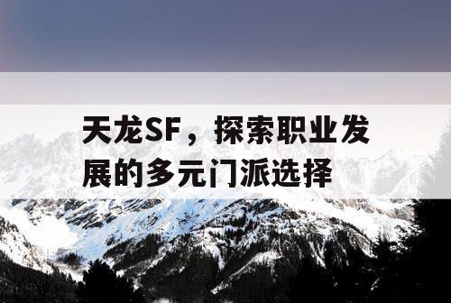 天龙SF，探索职业发展的多元门派选择