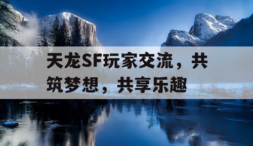 天龙SF玩家交流，共筑梦想，共享乐趣