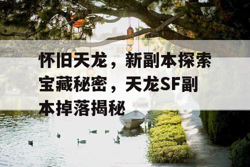 怀旧天龙，新副本探索宝藏秘密，天龙SF副本掉落揭秘