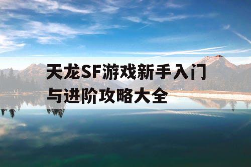 天龙SF游戏新手入门与进阶攻略大全