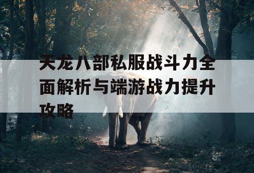 天龙八部私服战斗力全面解析与端游战力提升攻略