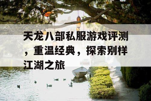 天龙八部私服游戏评测，重温经典，探索别样江湖之旅