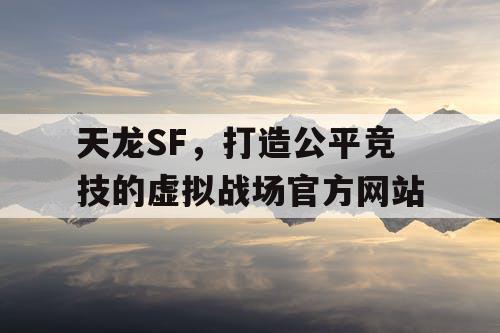 天龙SF，打造公平竞技的虚拟战场官方网站