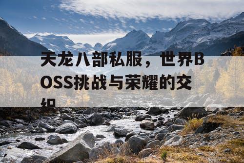 天龙八部私服，世界BOSS挑战与荣耀的交织