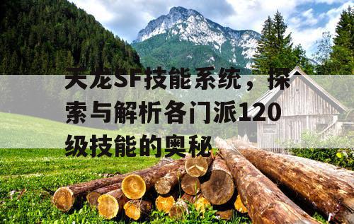 天龙SF技能系统，探索与解析各门派120级技能的奥秘