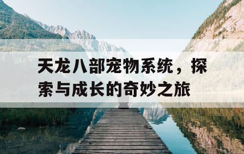 天龙八部宠物系统，探索与成长的奇妙之旅