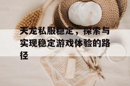 天龙私服稳定，探索与实现稳定游戏体验的路径